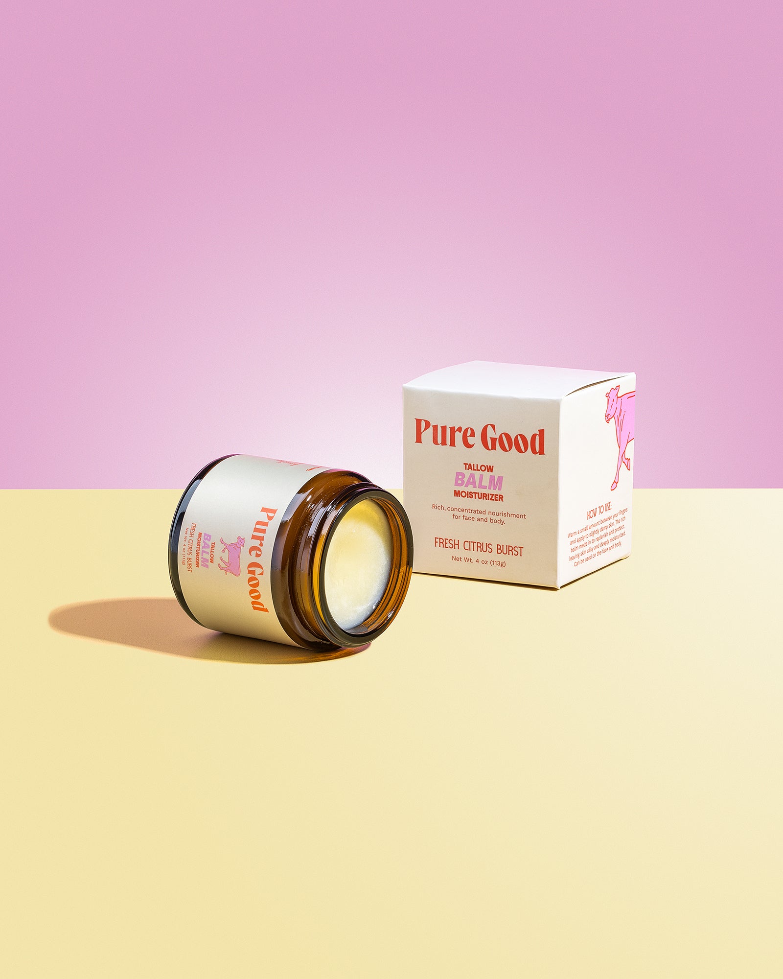 Fresh Citrus Burst Tallow Balm - Hydration and Vitamin C